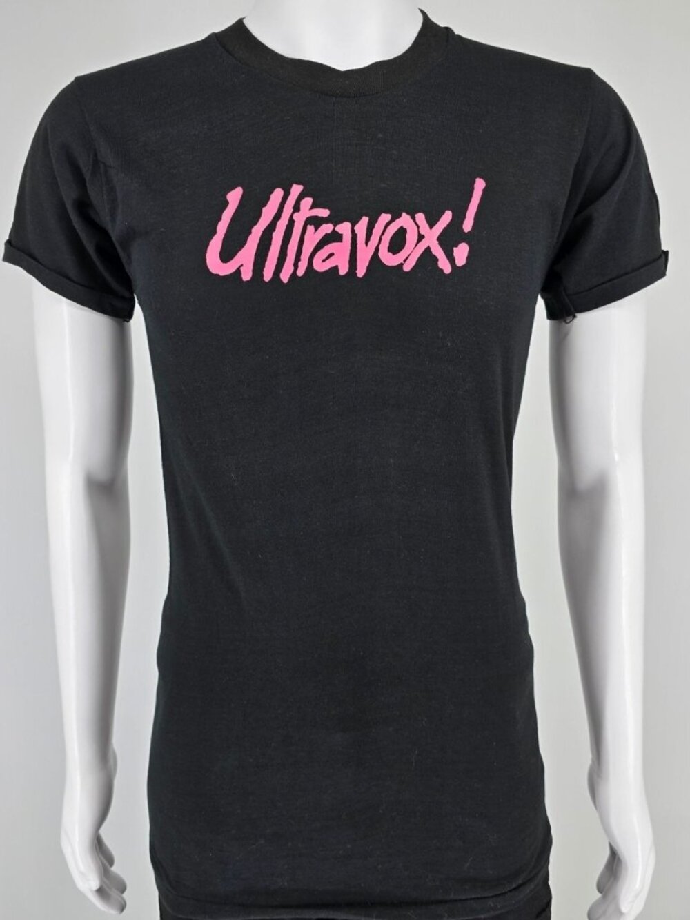 Vintage 1970s Ultravox "I Want To Be A Machine" 1977 Album Promo T-Shirt (S)